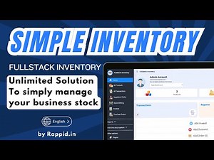 Simple Inventory Management Software for Your Business | Unlimited & Best Stock Management | Rappid