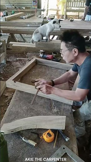 How to Make a Simple Dining Table 4 Seaters I Minimalist Design Table Woodwork I Akie The Carpenter