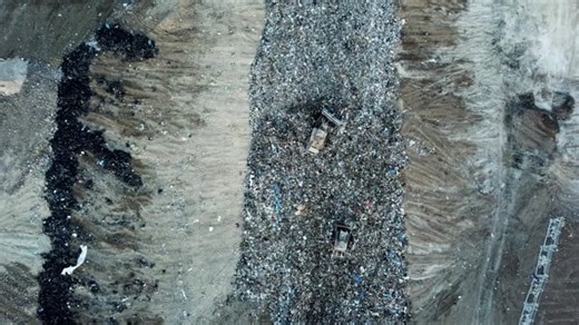 Landfill, Drone, Trash, Waste