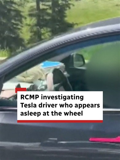 Tesla driver allegedly asleep on Trans‑Canada Highway at 100 km/h