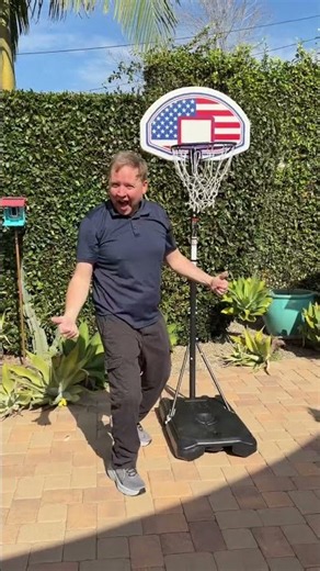 Great basketball hoop that height adjusts for kids