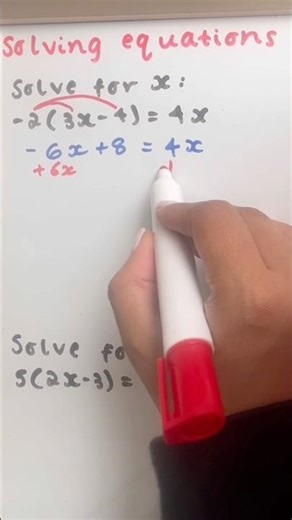 Solving equations step-by-step 🔓📐 #math #mathsshorts #mathskills #mathematics #shorts #shortvideo