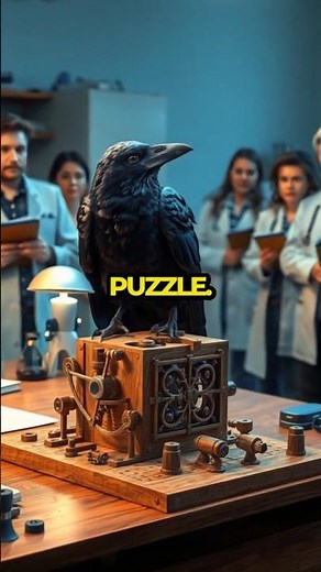 Watch This Crow Outsmart a Complex Puzzle Like a Pro!