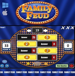Family Feud PowerPoint Game Template with Automatic Scoring