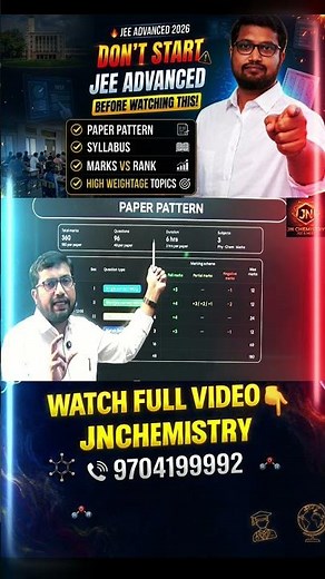 JEE Advanced Paper Pattern Explained 🔥 Complete Breakdown by JN Sir