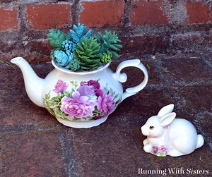 Make Your Own Pine Cone Succulents - Running With Sisters