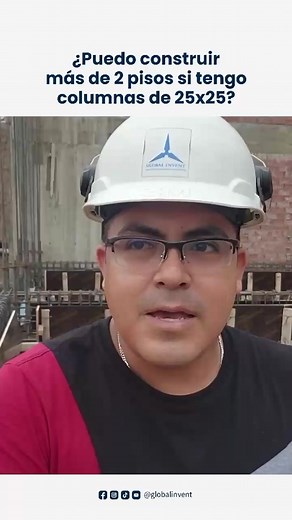 Construcción segura: Columnas de 25x25 para viviendas