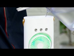 Bell & Howell Rechargeable Aqua Breeze Misting Fan