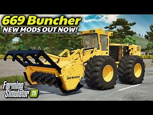 New Mods - 669 Buncher, Wildenberg Map, Updates, & More! (54 Mods) | Farm Sim News