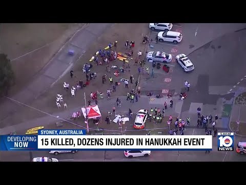 15 killed, dozens injured in Hanukkah event at Sydney beach
