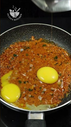 😱 Onion Egg Omelette Rice Recipe | Quick & Easy Egg Rice 🍳 Viral Food Shorts