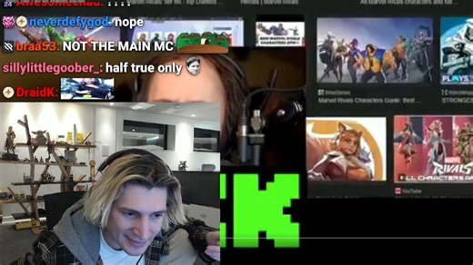 xQc回应挑眉哥说“没人想玩有丑角色的游戏”时表示“这话有一半是对的，但是如果全都是超级好看的角色，也会有边际递减效应。我把这叫做‘纸杯蛋糕理论