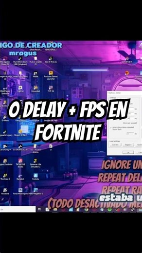 How to get 0 DELAY in Fortnite (Disable HPET) ⚡
