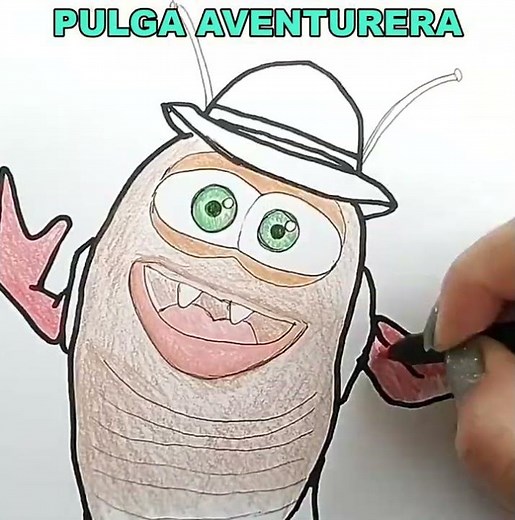Dibujamos y Coloreamos a La Pulga Aventurera de La Granja de Zenón | Dibujos para niños