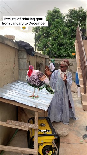 Joyful Moments: Drinking Garri Throughout the Year