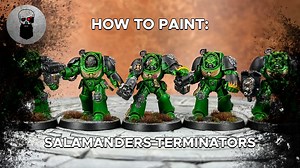 [HD/双语字幕]Contrast+ How to Paint： New Salamanders Terminators - Warhipster