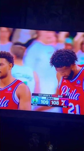 The Celtics defeat, the 76ers 109-108 insane finish