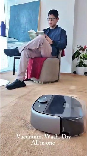 This Autonomous Cleaner Saves Hours of Work #CarpetCleaner #RobotVacuum #LifeHack