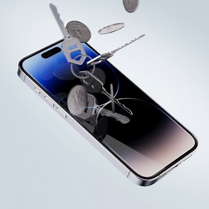 Bang it. Bump it. UltraGlass can take it! Incredibly strong and incredibly slim UltraGlass Treated Screen Protector for iPhone. | Belkin