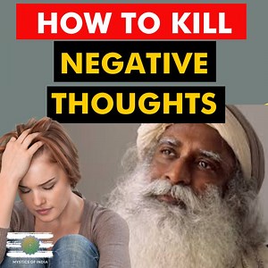 1.2M views · 39K reactions | Sadhguru teaches the technique to overcome negative thoughts. | Mystics of India | Facebook