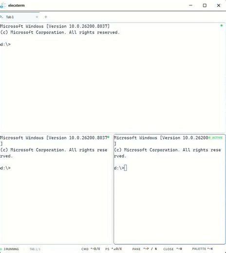 elecxterm: A Terminal Emulator built with Tauri, Rust, and Antigravity