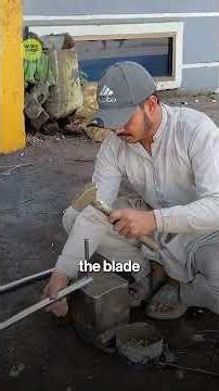 Manufacturing Process of Scythe Blades in Traditional #manufacturing #making #traditional #blades