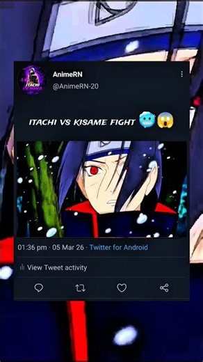 INSANE Itachi Battles Kisame #naruto