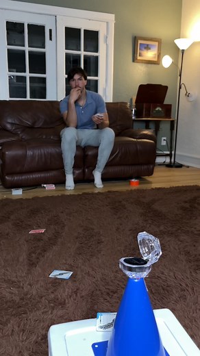 The ring box toss #trickshot #trickshots #cardthrowing | Matt Brockman Magic