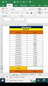 6K views · 75 reactions | auto sum and auto color trick in excel Don't Forget to Subscribe. Use Excel trick in your daily work place and become a excel pro. #excelviral #excelviral #excelreels #msexceltips #msexceltips #Microsoft365 | Trick and click | Facebook