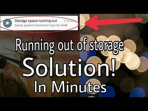 Running out of storage | Solution 😎 | How to clear internal storage? |