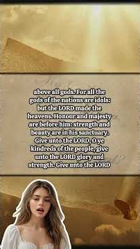 🤍Psalm 96 — Sing a New Song to the Lord🎶 #dailyprayer #hopeingod #love #psalms #jesus #shorts