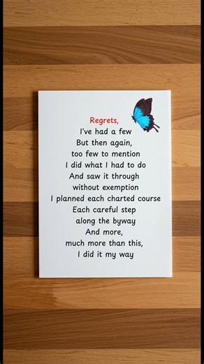 Learn English with “My Way” 🎶 | Frank Sinatra 💕 #learnenglish #shorts