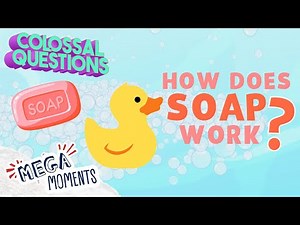 How Does SOAP keep you CLEAN!? 🧼 | Science for Kids 🧠 | Colossal Questions