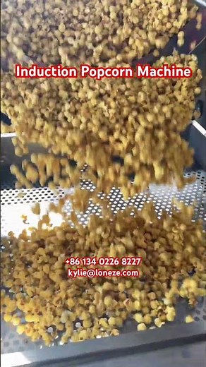 Oil Popping Caramel Popcorn Production Machine, Big Capacity Popcorn Kettle Corn Making Machine