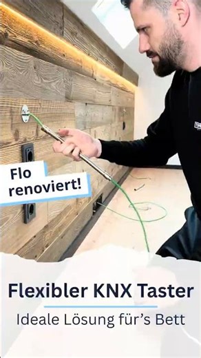 Flexible KNX push button: Gooseneck bracket for the MDT Smart II glass push button