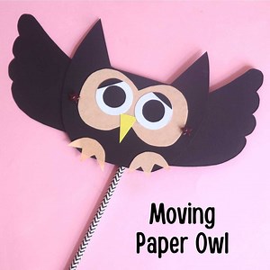 7.9K views · 45 reactions | Learn how to make a moving paper owl...