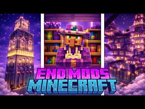 +10 Mods That Will Transform End In Minecraft! [+1.20, +1.21| FABRIC / FORGE]