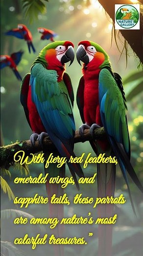 Red-and-Green Macaws – The Scarlet Jewels of the Rainforest