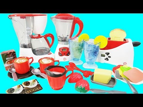 Toy Kitchen Playset for Children | Kids Deluxe Home Appliances Set