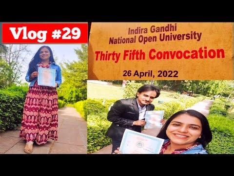 IGNOU 35th Convocation | Degree mil hi gae😀 | Meena Pandey Vlogs #29 #ignou #convocation2022
