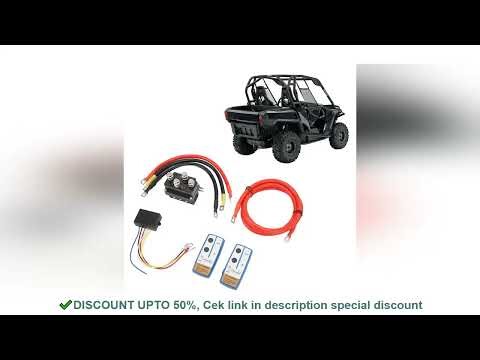 1PC Wireless Winch Remote Control Kit - DC 12V 500A Waterproof for 8000lb-15000lb ATV UTV Truck - Du