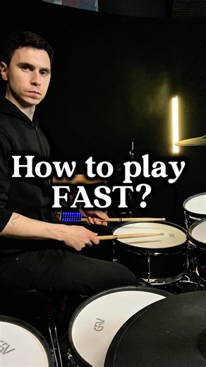 How to play fast? #drums