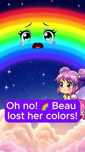🌈 Oh No! Beau the Rainbow Lost Her Colors (teaser)#KidsStory #MimiTheMusicFairy #Animation #Rainbow