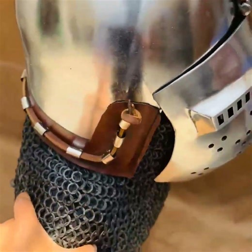 Medieval Klappvisier Bascinet Helmet | 14 Gauge Steel SCA HNB Armor by Artisans Hub