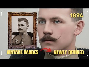 Movember: Vintage Men with Magnificent Moustaches / HD Colorized Photographs