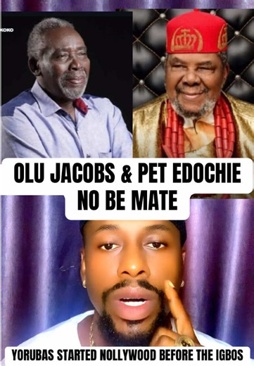 Olu Jacobs and Pet Edochie No be Mate for Anything for this industry . . #nollywood #olujacobs #ripolujacobs #verydarkman #nollywoodmovies