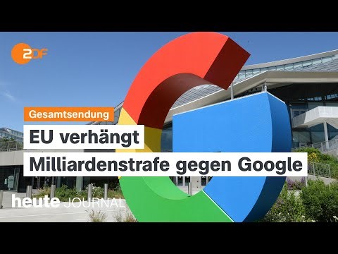 heute journal vom 05.09.2025 Google-Strafe Milliardenhöhe, Haushalt 2025, Aufträge brechen ein