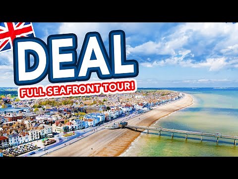 DEAL KENT | Full seafront tour of seaside town Deal Kent UK | 4K Walk