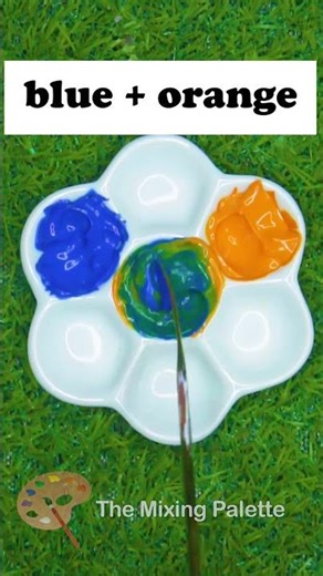 What Happens When Blue & Orange Mix? 🤔🔥