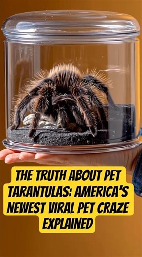The TRUTH About Pet🕷️ Tarantulas America's Newest Viral Pet Craze Explained #facts #spiderman #wild